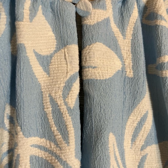 Stine Goya Top - Women's Small Blue White - Floral Peplum - Picture 8 of 13